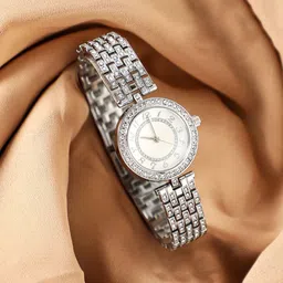 HAUTE SAUCE by Campus Sutra Women Embellished Dial & Stainless Steel Bracelet Style Straps Analogue Watch-image-19