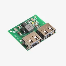 9V-24V to 5V 3A DC-DC Dual USB Step-Down Converter Module image 2