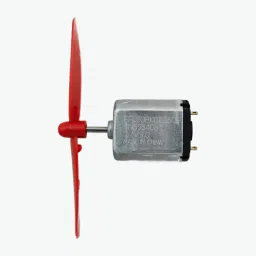 N30 DC Motor with Blade - 3V to 9V High-Speed Mini Fan Motor image 2