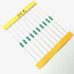 56 ohm, 1/4 Watt Resistor with 5% tolerance (Pack of 10) image 1