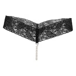 club bollywood CB® Women Panties Underwear Black|Clothing, Shoes & Accessories | Womens Clothing |Sleep |1 Piece Thong Underwear for Women image 3