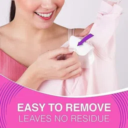 YUGANSHU Underarms Sweat Pads Disposable Highly Absorbent Sweat Pads Cotton Anti Allergic, Anti Bacteria, Anti Smell For Men And Women (Pack of 50pcs) image 3