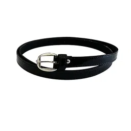 evolon deals Women's Ladies's Girl's Synthetic Leather Belt For Jeans Combo of 2Pec Formal Casual Belts For Women Girls Free Size Fit on Upto 36Inch Waist(Black Brown) image 2