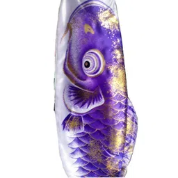 BIG BOOM® Japanese Windsock Carp Garden Koi Nobori Sailfish 50cm Golden Purple image 3