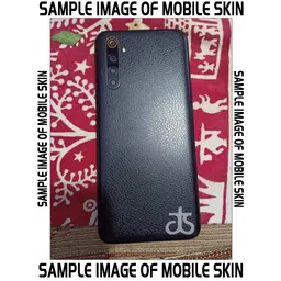 AtOdds - Compatible for iPhone 14 PRO - Mobile Back Skin Sticker - Lamination - Rear Screen Guard Protector Film Wrap (Coverage - Back+Camera+Sides) (Design - Black Leather) image 2