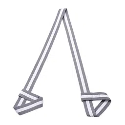 LOOM TREE® 5xCotton Yoga Mat Strap Pilates Mat Carrier Fitness Stretchy Loop Grey White | Fitness, Running & Yoga | Yoga & Pilates | Mat Carriers & Bags image 3