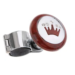 Ritmo Steering Wheel knob Steering Spinner Accessory for Cars Trucks Boats Tractors Semi Tractors Knob (Pattern : Brown Ring) image 3
