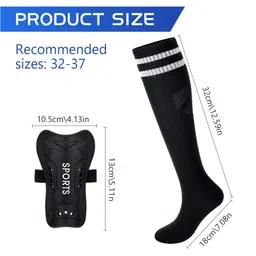 proberos Proberos® Soccer Shin Guards and Socks for Toddler Kids Youth, Lightweight Soccer Shin Pads Protective Soccer Gear for 5-10 Years Old Children image 2