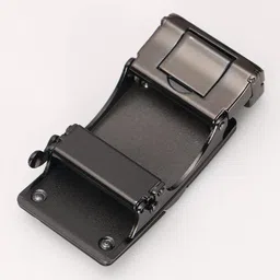 wowobjects Mens Solid Automatic Buckle Ratchet Leather Metal Belt Buckle Replacement 3 | Mens Accessories |Belt Buckles image 3