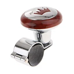 Ritmo Steering Wheel knob Steering Spinner Accessory for Cars Trucks Boats Tractors Semi Tractors Knob (Pattern : Brown Ring) image 1