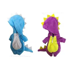 Fashion My Day 2X 1/12 Baby Doll Dinosaur Jumpsuit Outfits Cute Animals Hooded Doll Clothes | Modern | Clothes & Accessories | Dolls image 2