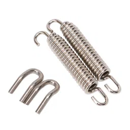 generic LR Decor Motorcycle Exhaust Silencer Clamp Butt Joint Narrow Band Exhaust Seal-1 Set image 2