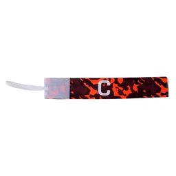 Football Soccer Sports Arm Adjustable Bands Captain Armband #3 Orange image 1