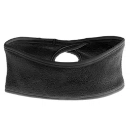 secret desire Winter Warm Fleece Ponytail Headband Ear Cover Ear Warmer Head Wear Black image 5