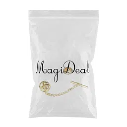 merishopp Mens Tie Tack Pins Collar Pin Brooch Lapel Pin for Valentine'S Day Gift gold | Womens Accessories | Scarves & Wraps|1 Piece Tie Tack Pins image 4