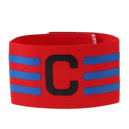 Football Soccer Sports Arm Adjustable Bands Captain Armband #2 red image 2