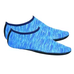 atorse Soft Water Shoes Stretchy Aqua Socks Yoga Swim Shoe Dive Sock Blue Xxl image 5