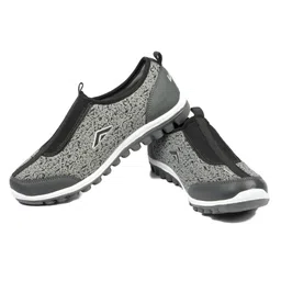 asian Shoes Women's Riya-01 Grey Mesh Sports Running Shoes (UK-6) image 5