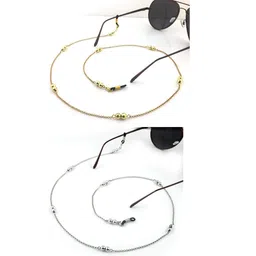 enakshi (label) 31" Eyeglass Neck Gold Silver Metal Chain Cord Holder Rope Retainer Gold|Health & Beauty | Vision Care | Other Vision Care image 4