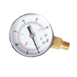 CLUB BOLLYWOOD Pressure Gauge 0-30PSI 0-2Bar Dial Pneumatic Hydraulic Air Pressure Measure image 4