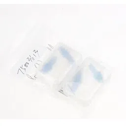 generic Big Shoppee 2 Pairs Reusable Silicone Earplugs for Airplane Travel Sleep Silence Blue image 3