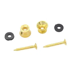 ATORSE 2 Pieces Metal Strap Lock Screw Button For Acoustic Electric Guitar|Musical Instruments & Gear|Guitars & Basses|Parts & Accessories|Straps image 2
