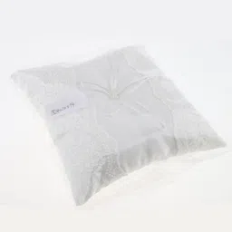UJEAVETTE 3xWedding Ceremony Party Pearls Lace Ring Pillow Cushion Bearer White image 3