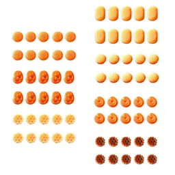 CALANDIS™ 10Pcs/Pack 1:12 Scale Dollhouse Miniature Mini Cookie Doll House Food Accs Style1 | Modern | Clothes & Accessories | Dolls image 3