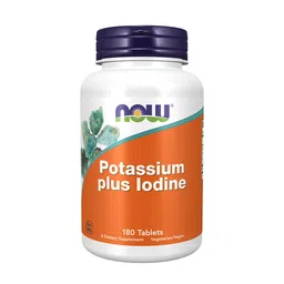 now foods Now Foods, Potassium Plus Iodine, 180 Tablets image 1