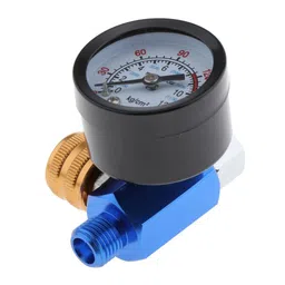 CLUB BOLLYWOOD Mini Lightweight Spray Gun Air Pressure Regulator Gauge Controller Yellow | Other Test Meters & Detectors | Business & Industrial | Electrical & Test Equipment image 3