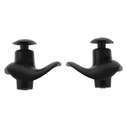 Loom Tree Swimming Ear Plug Silicone Ears Plugs Hearing Protector with Case Black image 1