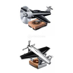 UJEAVETTE 2 Pieces Solar Air Freshener for Car Dashboard Ornament Perfume Cologne image 2