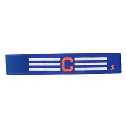 Football Soccer Sports Arm Adjustable Bands Captain Armband #2 Blue image 1