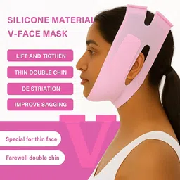 Flexi Madhav Face Lift Mask – V Line Lifting Face Mask Double Chin Reducer | Face Slimming Belt | Jawline Shaper & Face Sculpting Sleep Mask | Chin Lifter for Double Chin I image 5