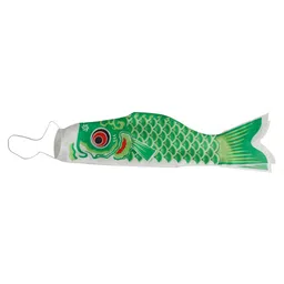 MERISHOPP™ 55-150Cm Various Japanese Windsock Carp Flag Koi Nobori Sailfish 100Cm Green image 5