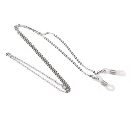 saz dekor Stainless Steel Glasses Sunglasses Spectacles Chain Cord Holder Silver|Sunglass For Woman With Storage Box, Trending, Stylish & Durable Sunglasses, Lightweight Large Frame for Woman Man| image 4