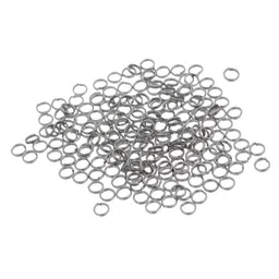 MERISHOPP 200pcs Carp Fishing Rig Ring Connector Round Split Ring Double Circle 5mm | Sporting Goods | Fishing | Terminal Tackle | Other Terminal Tackle | 200 Pieces Fishing Lure Split Rings image 1