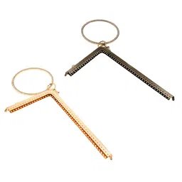 LOOM TREE® 2x18.5cmL shaped embossed diamond bracelet in gold Bronze Tone | Sewing | Foundations & Undergarments | Purse Handles, Frames & Feet image 3