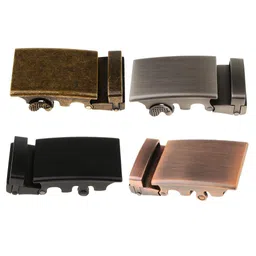 myaddiction Mens Ratchet Belt Buckle, Automatic Slide Buckle for Belt Strap 34-36mm Bronze image 3