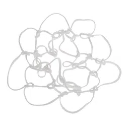 CALANDIS 2xLuminous Outdoor Indoor Children Kid Goal Replacement Basketball Net White | Rims & Nets image 3