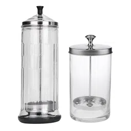 CALANDIS™ 2pcs Disinfection Jar Container Sanitizer Glass Tool Germicide Jar Cup | Salon & Spa Supplies | Salon & Spa Equipment image 5