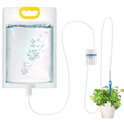 hasthip HASTHIP® Drip Irrigation Kit for Garden Home Office with 3500ml Water Bag and Slow Release Control Valve Switch, Adjustable Self-Watering Devices for Pots Plant image 1