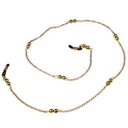 enakshi (label) 31" Eyeglass Neck Gold Silver Metal Chain Cord Holder Rope Retainer Gold|Health & Beauty | Vision Care | Other Vision Care image 1