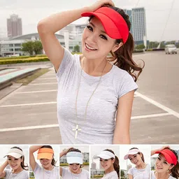 ssoshhub SoSh Casual Sunhat Beach Hat Baseball Mens Women Sport Cap Visor hat Cap, Golf Cap image 3