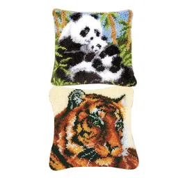 MERISHOPP® Latch Hook Rug Kit DIY Embroidery Needlework Cushion Pillow Mat 2X|Crafts | Needlecrafts & Yarn | Rug Making image 3