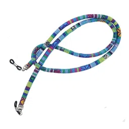 enakshi (label) Ethnic Coarse Cotton Eyeglasses Rope Sunglasses Holder Retainer 28" Green|Health & Beauty | Vision Care | Other Vision Care image 2