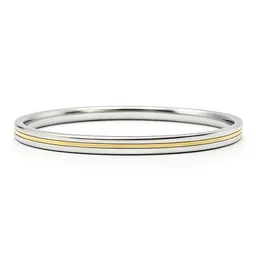 TEYRAH Brass Line 6MM Stainless Steel Sikh Kada For Women And Men Punjabi Bracelet Indian Accessory Sikh Wrist Band Punjabi Kara For Women and Men 60Grams image 1