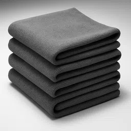 IDELLA Microfiber Cloth - 4 pcs 40×40-340 GSM Grey! Thick Lint & Streak-Free Multipurpose Cloths - Automotive Microfibre for Car Cleaning Polishing Washing & Detailing (Microfiber Cloth) image 1