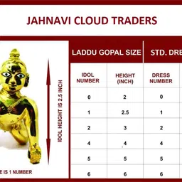 Suparias® Laddu Gopal Pagdi (Pack of 6) for Krishna Idol (Ladoo Gopal Dress Flower Pagri/Mukut) for Size 2 no. image 2