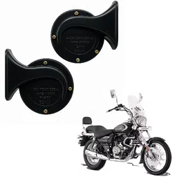 generic Premium Dual Wind Tone Horn for Avenger Cruise 220 & Other Bikes & Cars | Loud Sound | 12V Electric Horn Set image 1